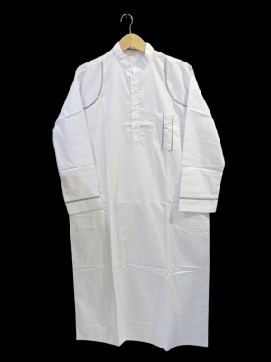 Gamis Pria GP 07 White New Arafah
