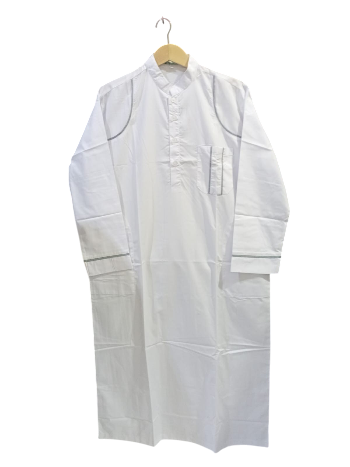 Gamis Pria GP 07 White New Arafah